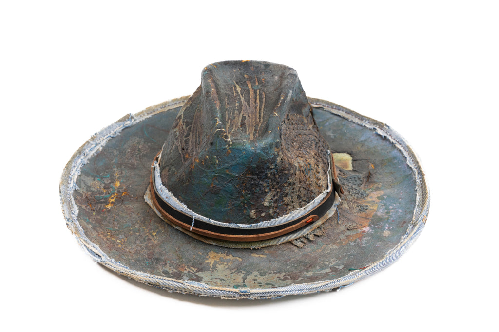 Sentinel - Handcrafted Distressed Felt Fedora