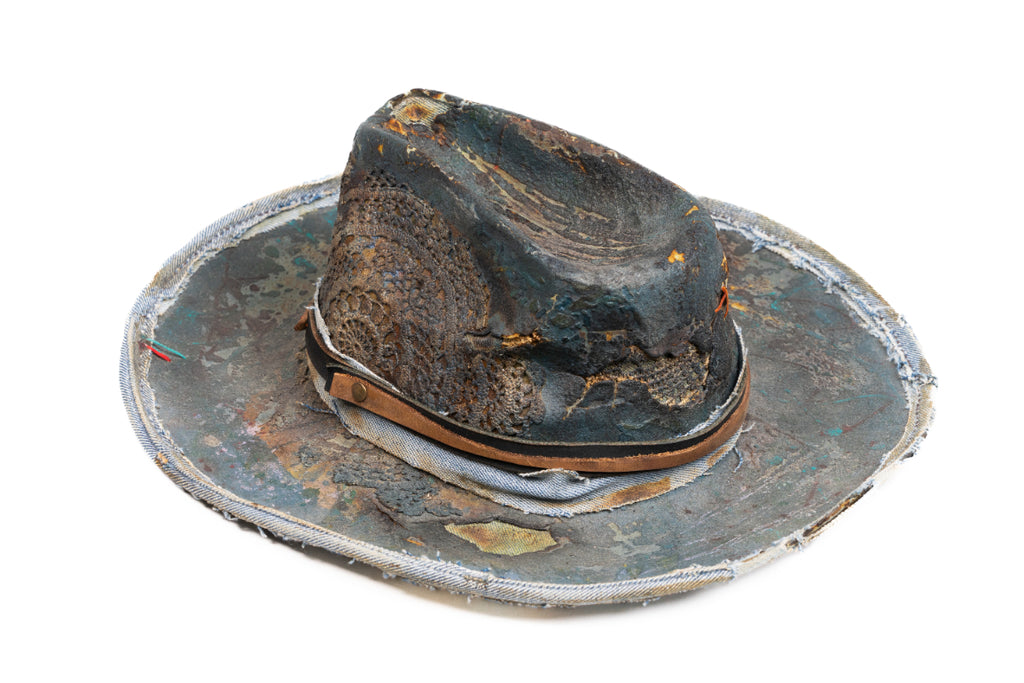 Sentinel - Handcrafted Distressed Felt Fedora