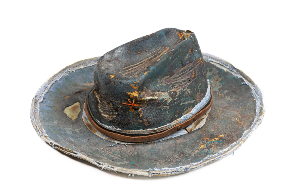 Sentinel - Handcrafted Distressed Felt Fedora