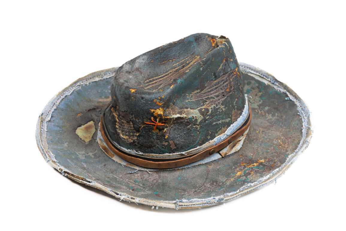 Sentinel - Handcrafted Distressed Felt Fedora