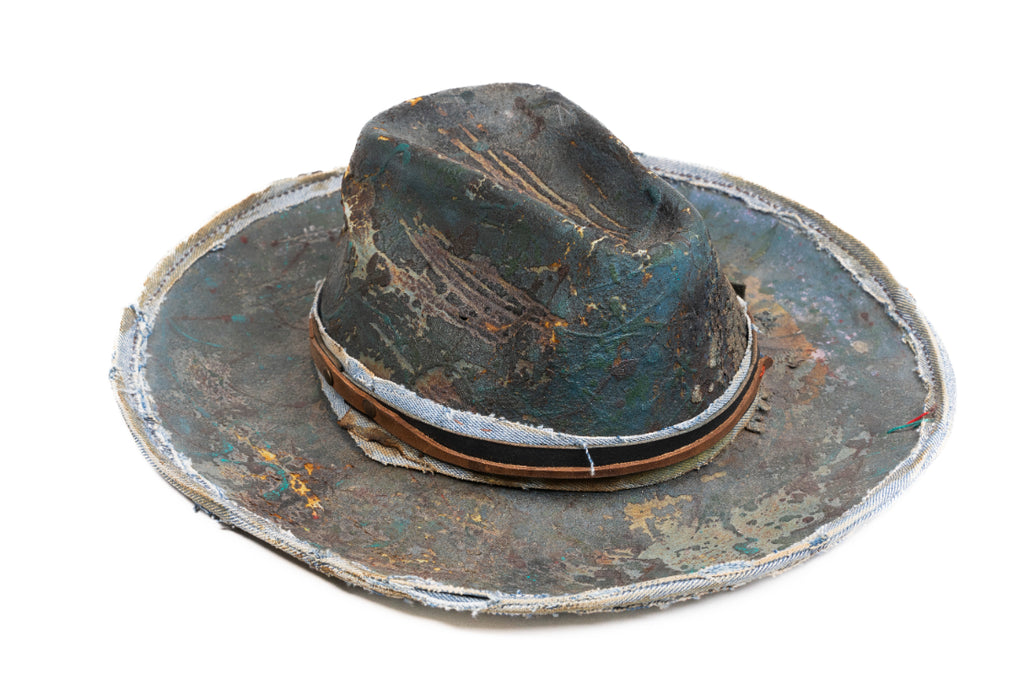 Sentinel - Handcrafted Distressed Felt Fedora