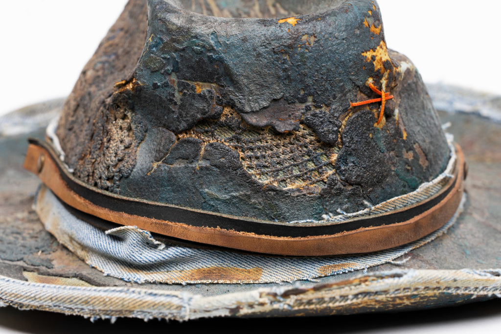 Sentinel - Handcrafted Distressed Felt Fedora