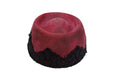 Velvet Noir – Artisan Pillbox Hat with Guipure Lace Detail
