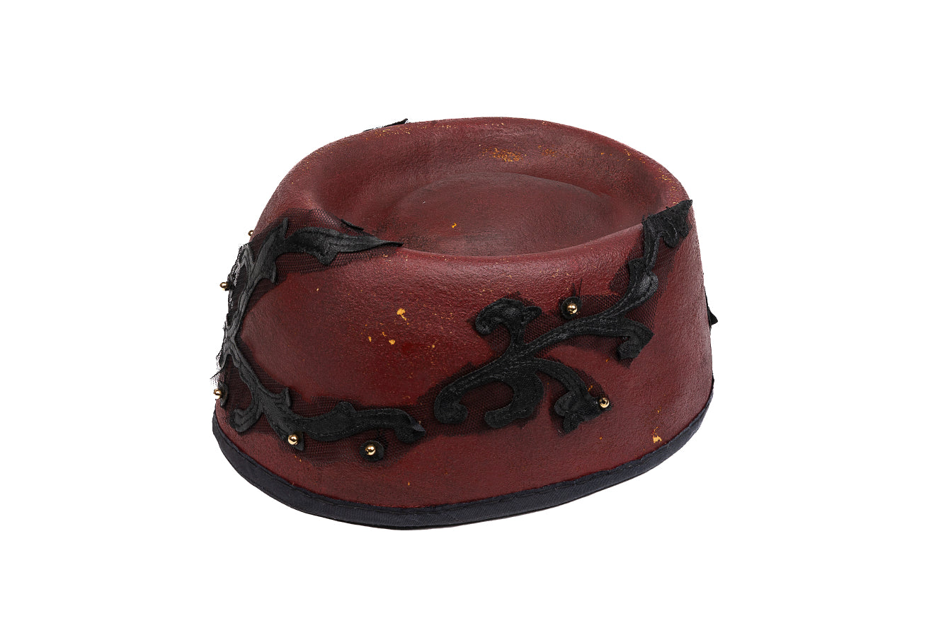 Dynasty – Studded Artisan Pillbox with Gilded Patina