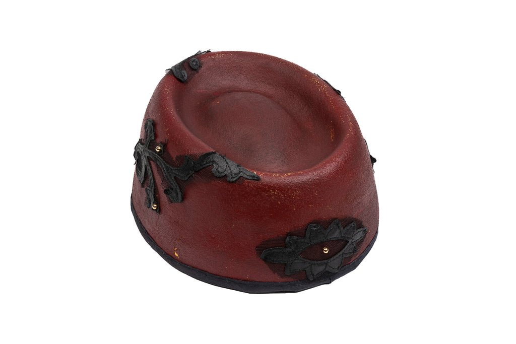 Dynasty – Studded Artisan Pillbox with Gilded Patina