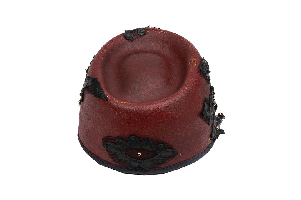 Dynasty – Studded Artisan Pillbox with Gilded Patina