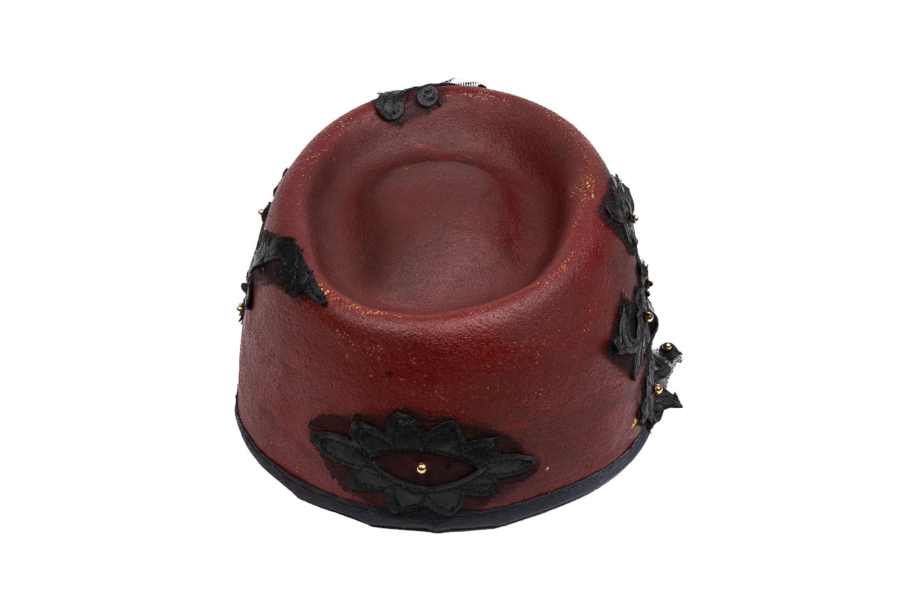 Dynasty – Studded Artisan Pillbox with Gilded Patina