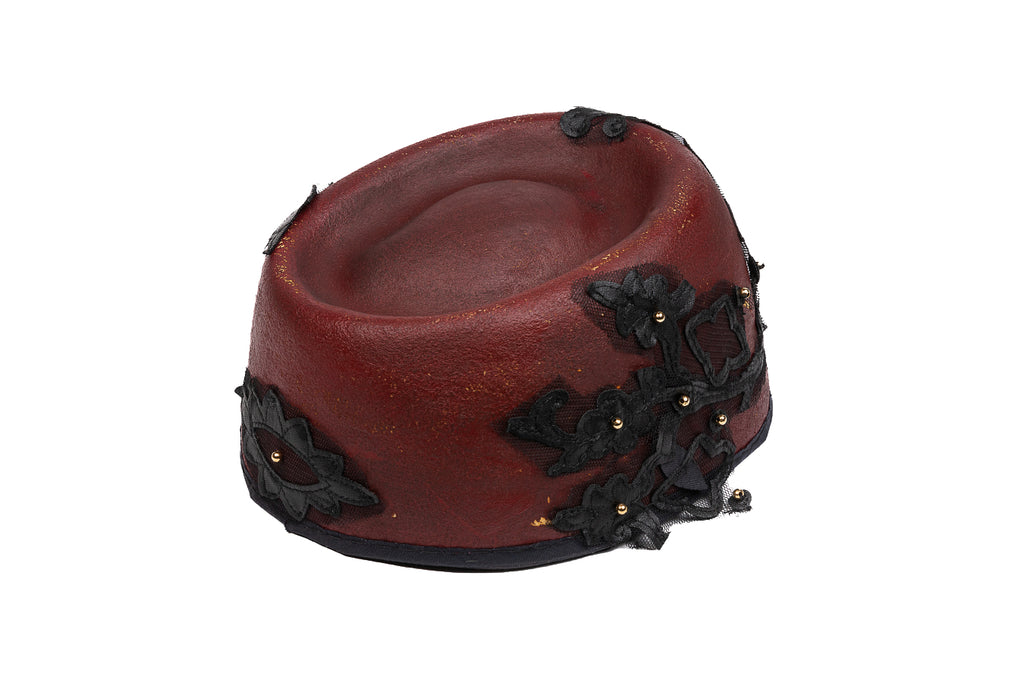Dynasty – Studded Artisan Pillbox with Gilded Patina