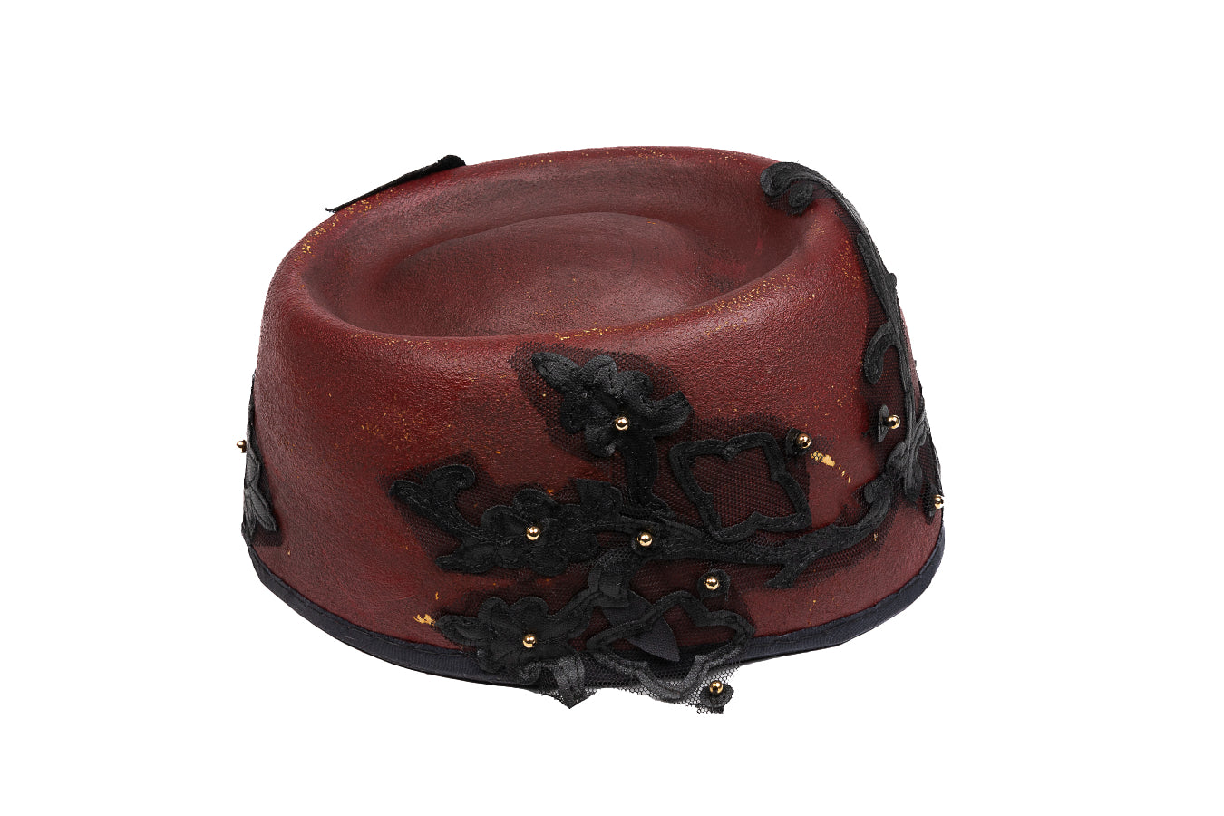 Dynasty – Studded Artisan Pillbox with Gilded Patina
