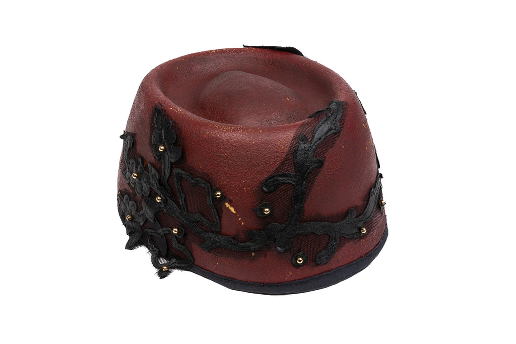 Dynasty – Studded Artisan Pillbox with Gilded Patina