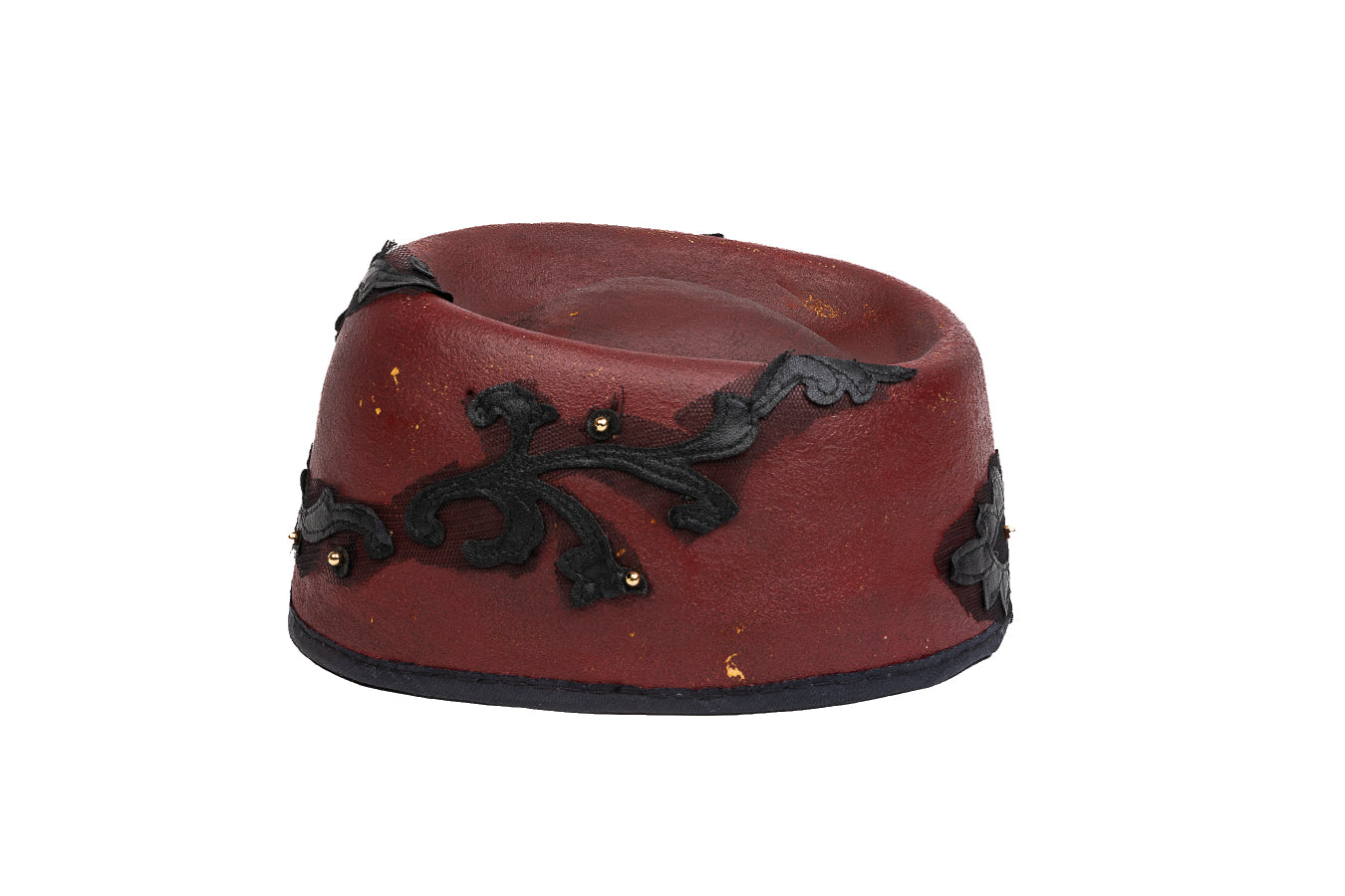 Dynasty – Studded Artisan Pillbox with Gilded Patina