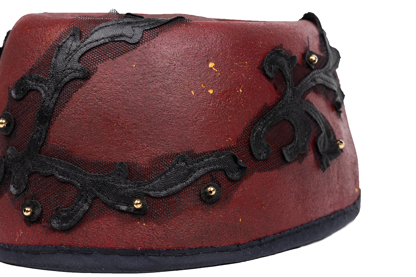 Dynasty – Studded Artisan Pillbox with Gilded Patina