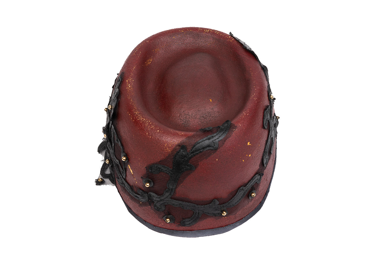 Dynasty – Studded Artisan Pillbox with Gilded Patina