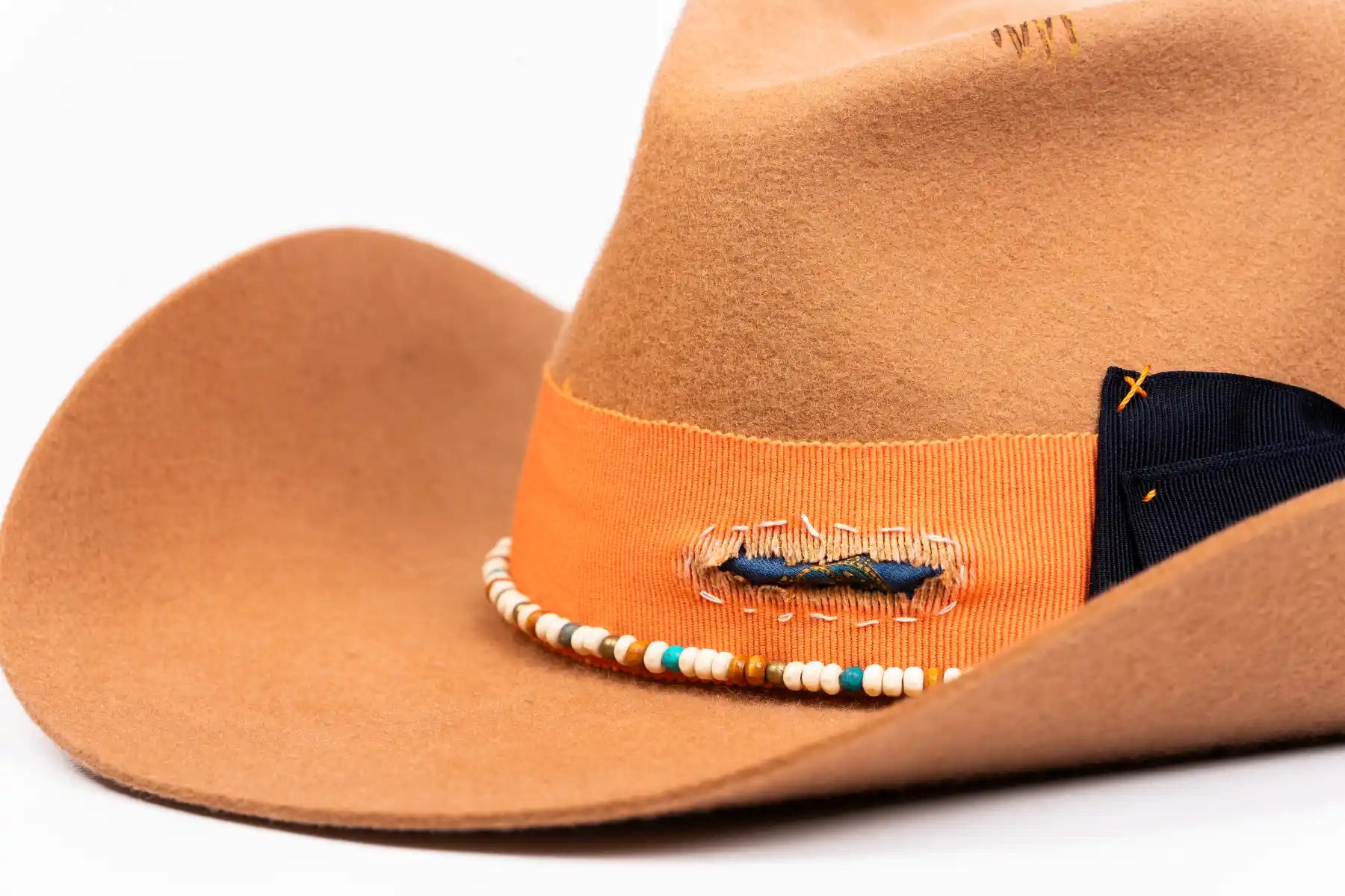Ember – Handmade Wool Felt Fedora Cowboy Hat