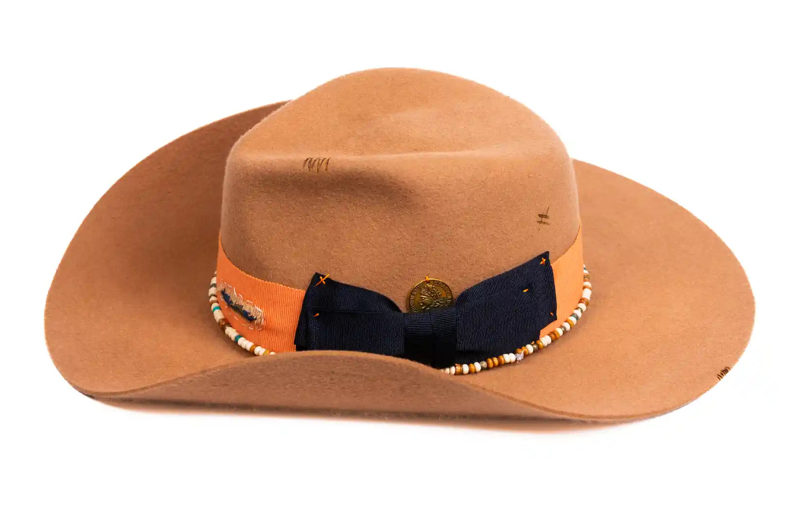 Ember – Handmade Wool Felt Fedora Cowboy Hat