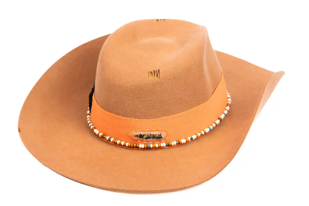 Ember – Handmade Wool Felt Fedora Cowboy Hat