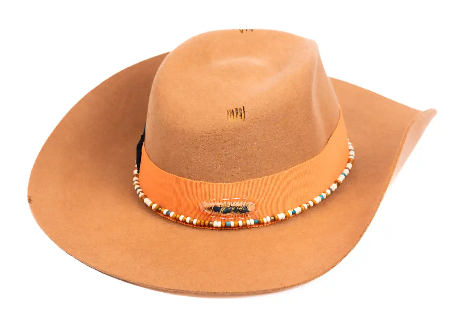 Ember – Handmade Wool Felt Fedora Cowboy Hat