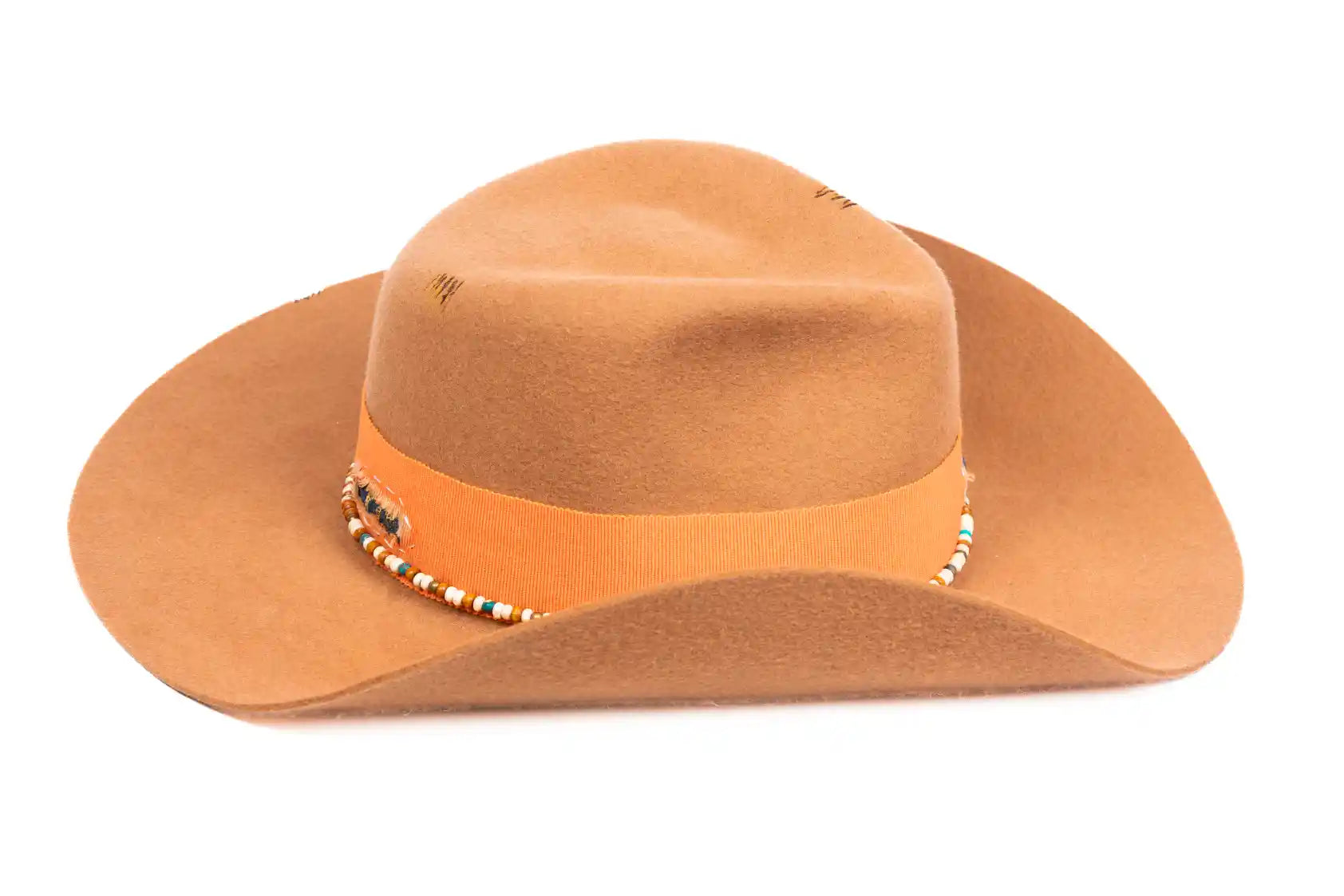 Ember – Handmade Wool Felt Fedora Cowboy Hat