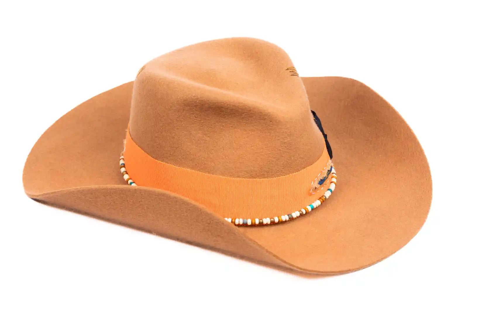 Ember – Handmade Wool Felt Fedora Cowboy Hat