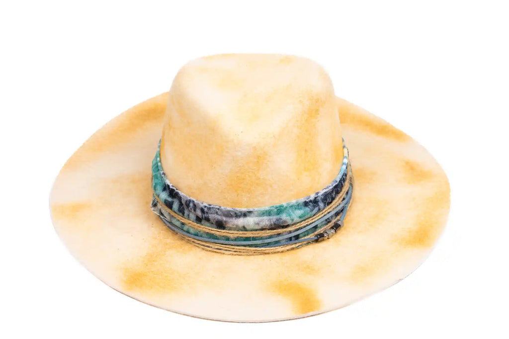 Liora – Handcrafted Wool Felt Hat with Butterfly Accent