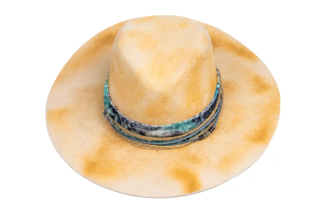 Liora – Handcrafted Wool Felt Hat with Butterfly Accent