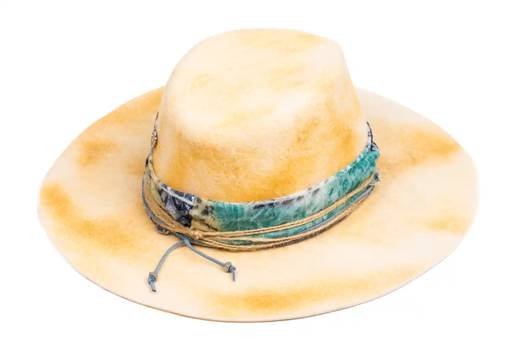 Liora – Handcrafted Wool Felt Hat with Butterfly Accent