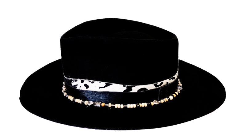 Maverick – Handmade Black Wool Fedora