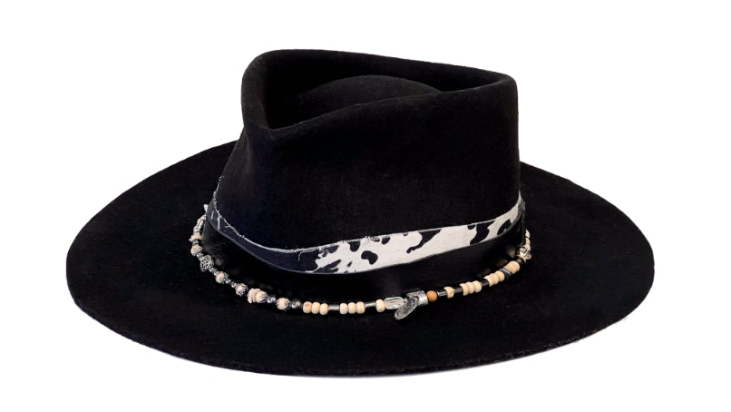 Maverick – Handmade Black Wool Fedora