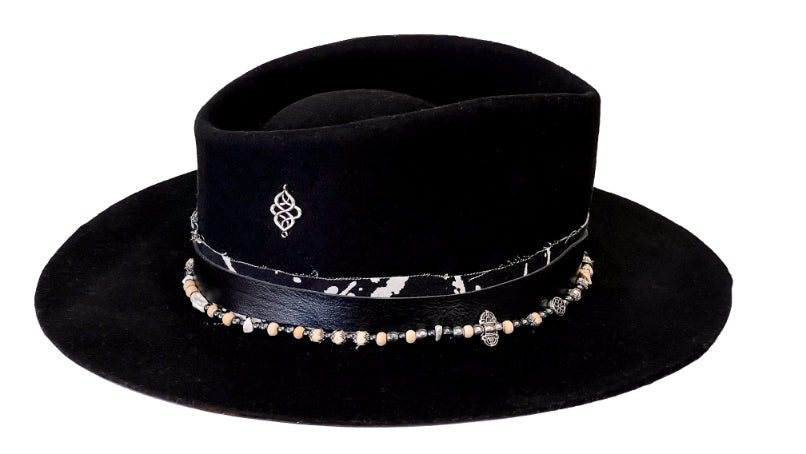 Maverick – Handmade Black Wool Fedora