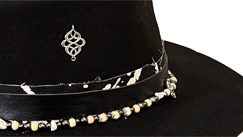 Maverick – Handmade Black Wool Fedora