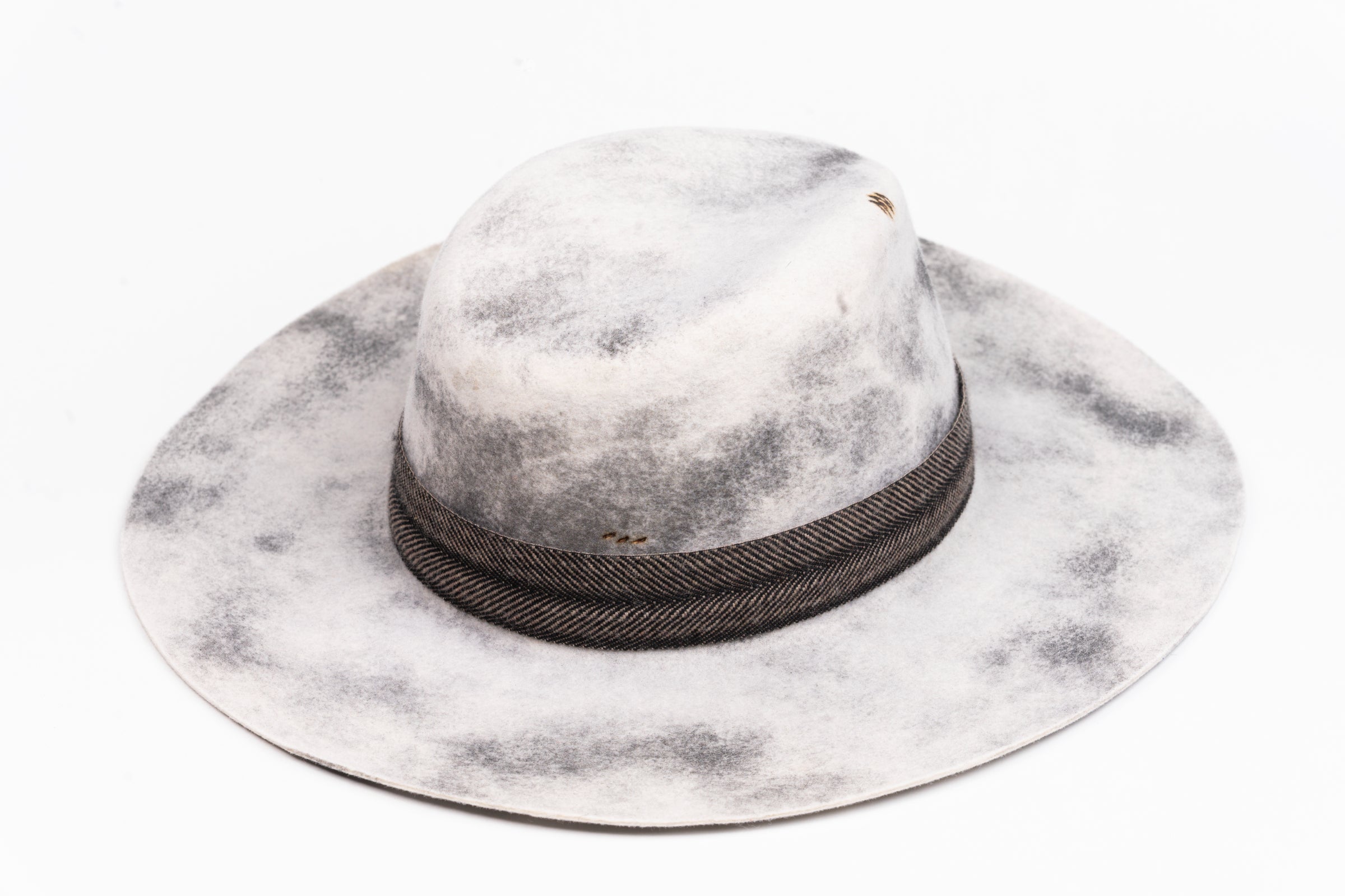 SANCTUM – Wool Felt Fedora with Palo Santo Accent