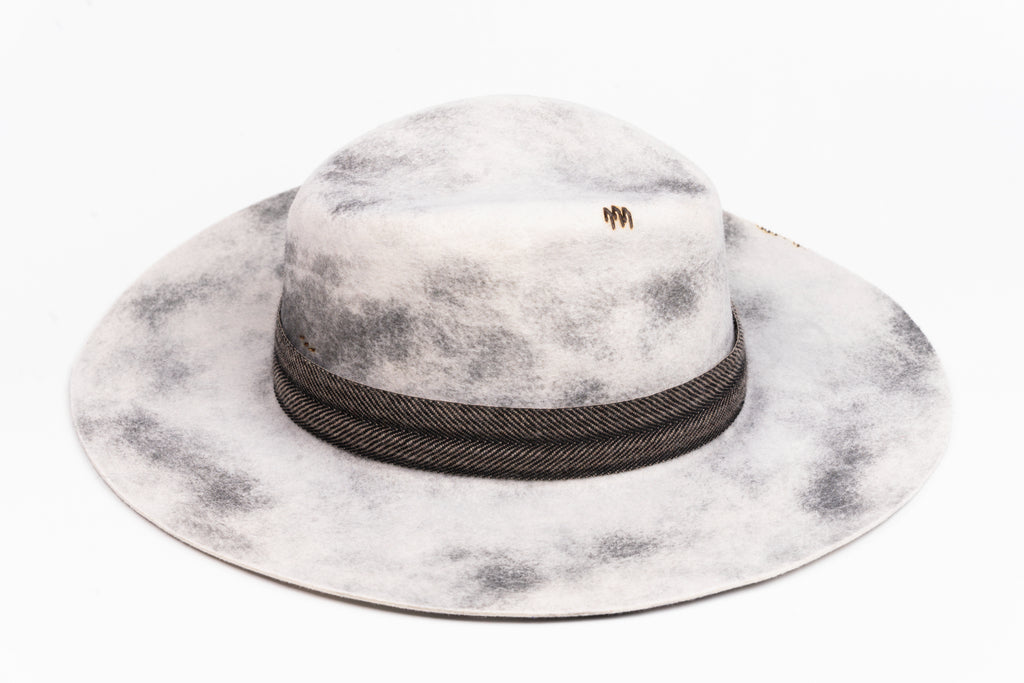 SANCTUM – Wool Felt Fedora with Palo Santo Accent