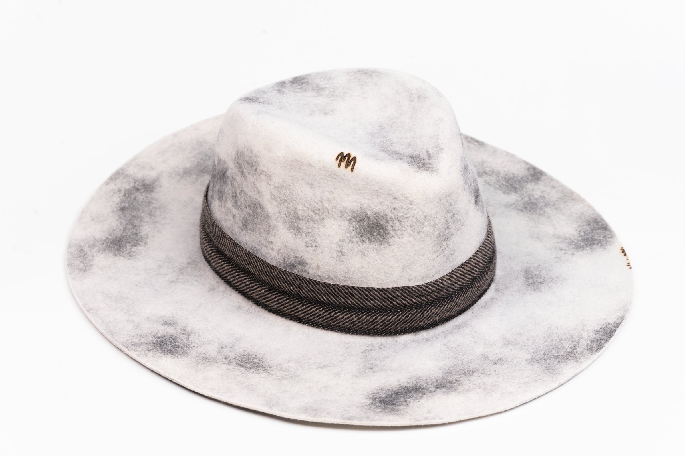 SANCTUM – Wool Felt Fedora with Palo Santo Accent
